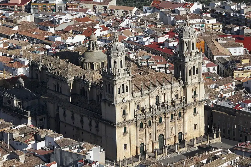 Vista aérea de Jaén capital